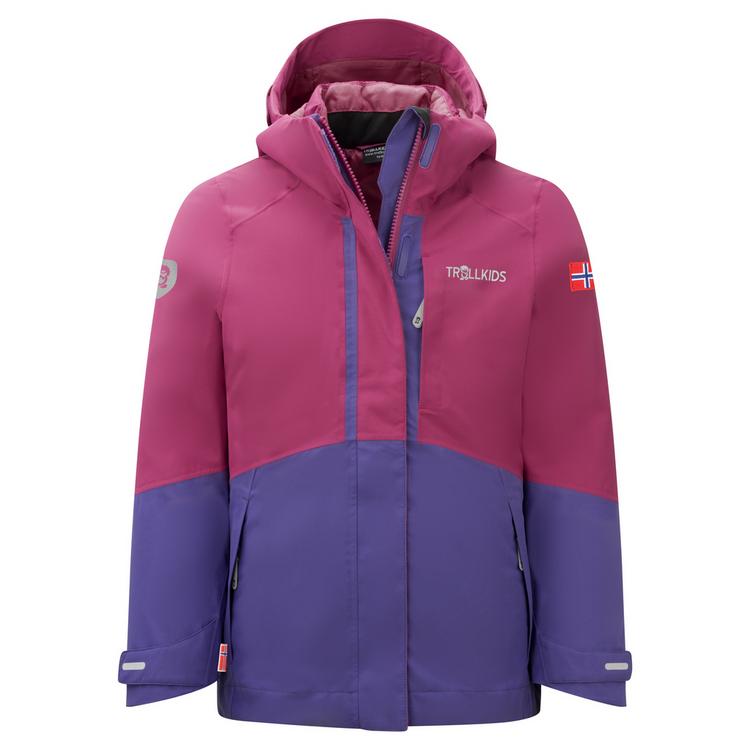 Trollkids Trollkids Skanden Doppeljacke M&auml;dchen - Helle Beere/Dunkelviolett/Hellmagenta - 0 | SportScheck