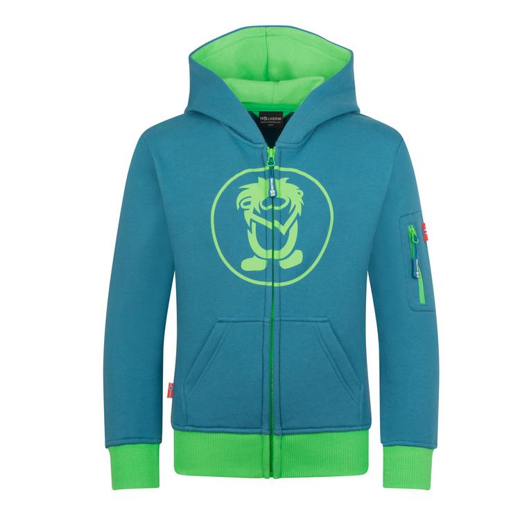 Trollkids Trollkids Sortland Hoodie Kinder - dunkel Marine/Frischgr&uuml;n - 0 | SportScheck