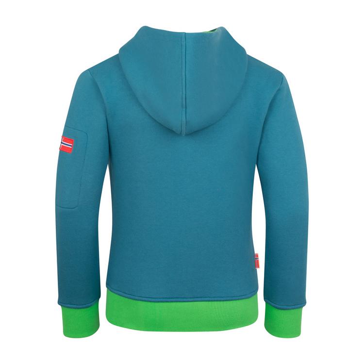 Trollkids Trollkids Sortland Hoodie Kinder - dunkel Marine/Frischgr&uuml;n - 0 | SportScheck