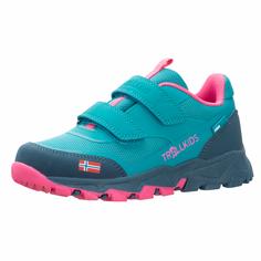 Trollkids Preikestolen Wanderschuhe Kinder Dunkeltürkis/Hellmagenta