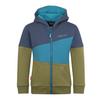 Trollkids Alesund Hoodie Kinder - Mystisches Blau/Dunkel Marine/Tannengr&uuml;n