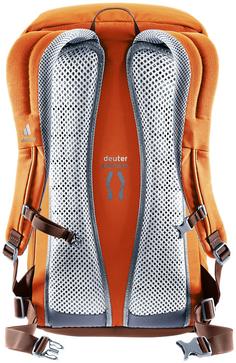 Rückansicht von Deuter Rucksack Walker 24 Daypack chestnut umbra