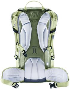 Rückansicht von Deuter Freerider 28 SL Alpinrucksack Damen mineral grove