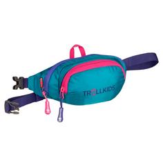 Trollkids Trolltunga Bauchtasche Kinder Dunkeltürkis/Hellmagenta