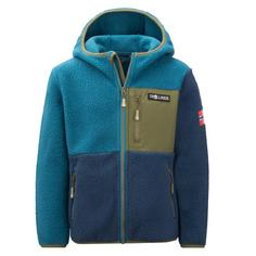 Trollkids Aurlandsfjord Fleecejacke Kinder Dunkel Marine/Mystisches Blau/Tannengrün