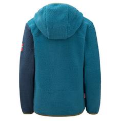 Rückansicht von Trollkids Aurlandsfjord Fleecejacke Kinder Dunkel Marine/Mystisches Blau/Tannengrün