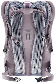 Rückansicht von Deuter Rucksack Stepout 22 Daypack lavender purple