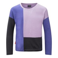 Trollkids Verdal Longshirt Kinder Dunkelviolett/Violett/Schwarz