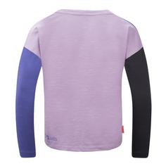 Rückansicht von Trollkids Verdal Longshirt Kinder Dunkelviolett/Violett/Schwarz