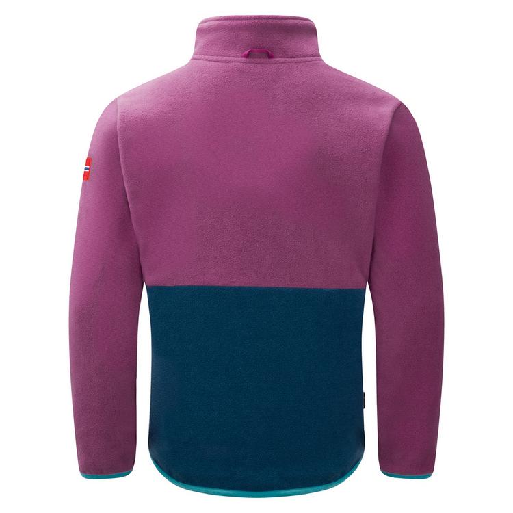 Trollkids Trollkids Storfjord Fleecejacke Kinder - Helle Beere/Madeirablau/Lagunenblau - 0 | SportScheck