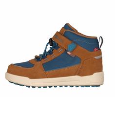 Rückansicht von Trollkids Gryllefjord Wanderschuhe Kinder Mandel/Madeira blau