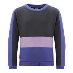 Trollkids Verdal Sweatshirt Kinder Dunkelviolett/Violett/Schwarz