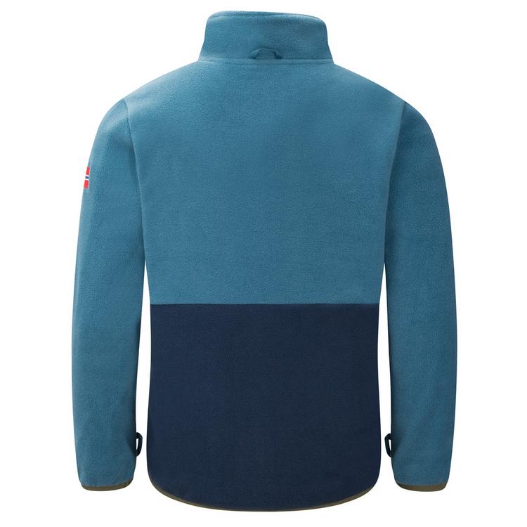 Trollkids Trollkids Storfjord Fleecejacke Kinder - Dunkel Marine/Mystisches Blau/Tannengr&uuml;n - 0 | SportScheck