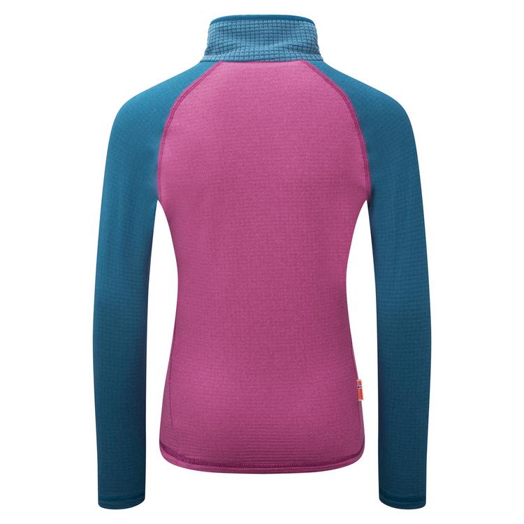 Trollkids Trollkids Rauland Funktionsshirt Kinder - Helle Beere/Madeirablau/Dunkelt&uuml;rkis - 0 | SportScheck