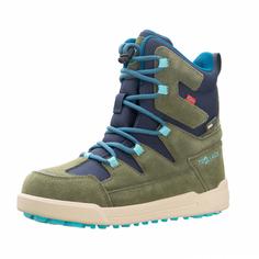 Trollkids Finnmark Winterschuhe Kinder Tannengrün/Mystisches Blau