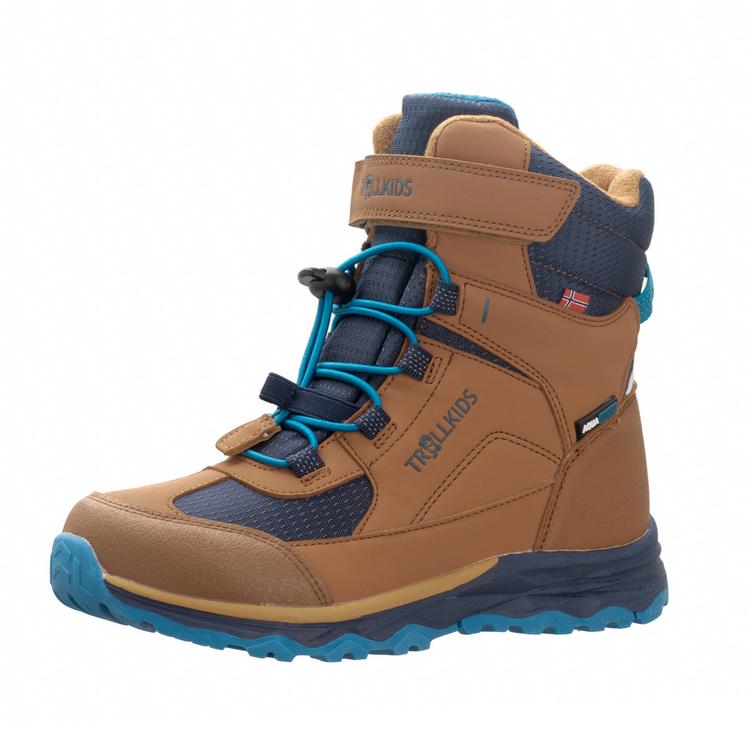Trollkids Trollkids Hafjell Winterschuhe Kinder - Mandel/Mystisches Blau - 0 | SportScheck