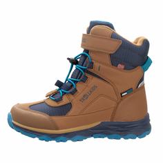 Rückansicht von Trollkids Hafjell Winterschuhe Kinder Mandel/Mystisches Blau