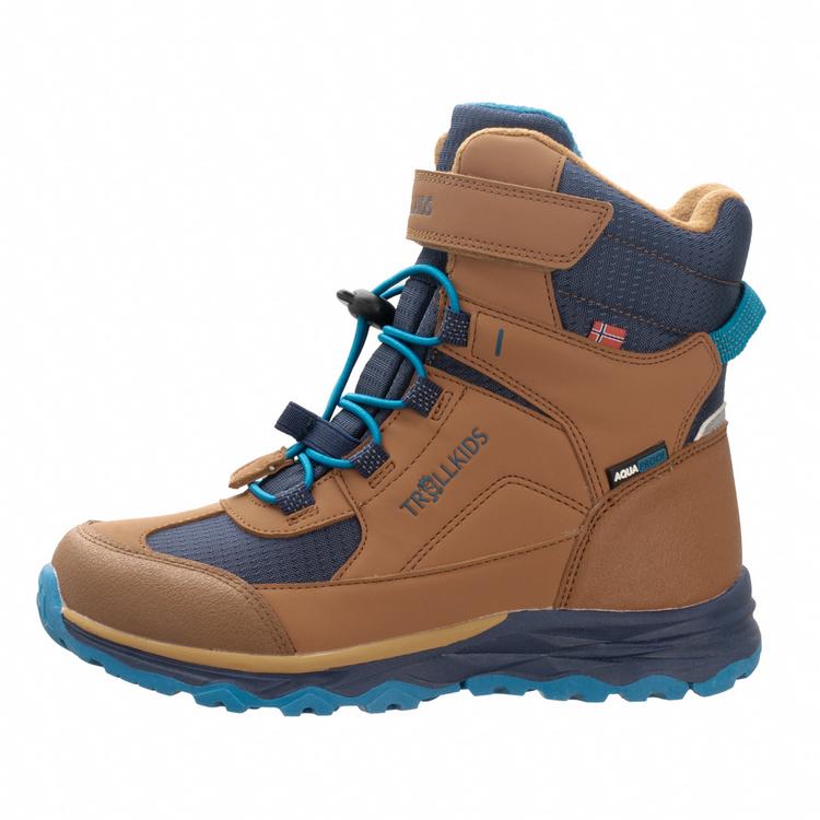 Trollkids Trollkids Hafjell Winterschuhe Kinder - Mandel/Mystisches Blau - 0 | SportScheck