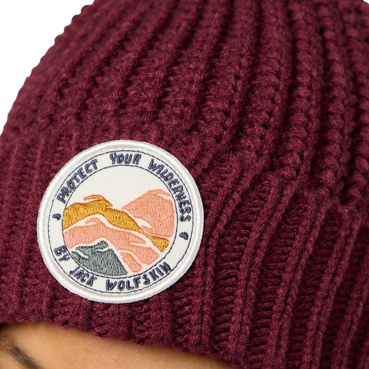 Jack Wolfskin Jack Wolfskin POMPOM BADGE BEANIE K Stirnband Kinder - boysenberry - 1 | SportScheck