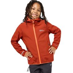 Rückansicht von Jack Wolfskin ACTAMIC JACKET K Funktionsjacke Kinder intense rust