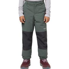 Rückansicht von Jack Wolfskin RASCAL WINTER PANTS K Funktionshose Kinder slate green