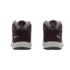 Rückansicht von Jack Wolfskin WOODLAND 2 TEXAPORE MID K Wanderschuhe Kinder boysenberry