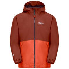 Jack Wolfskin ICELAND 3IN1 JACKET K Doppeljacke Kinder intense rust