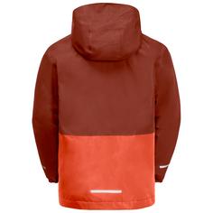 Rückansicht von Jack Wolfskin ICELAND 3IN1 JACKET K Doppeljacke Kinder intense rust