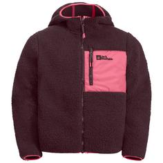 Jack Wolfskin ICE CURL HOOD JACKET K Fleecejacke Kinder boysenberry/pink