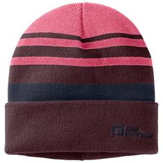 Jack Wolfskin STRIPY KNIT BEANIE K Stirnband Kinder pink lemonade