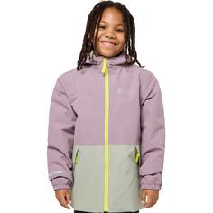 Rückansicht von Jack Wolfskin SNOWY DAYS JACKET K Funktionsjacke Kinder wild blossom