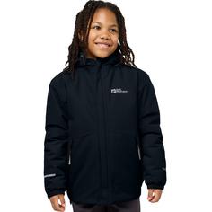 Rückansicht von Jack Wolfskin BLOCKY JACKET K Funktionsjacke Kinder night blue/night blue