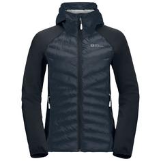 Jack Wolfskin ROUTEBURN PRO HYBRID W Fleecejacke Damen Graphite / Cool Grey