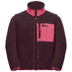 Jack Wolfskin ICE CURL JACKET K Fleecejacke Kinder boysenberry/pink