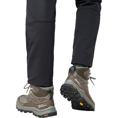 Rückansicht von Jack Wolfskin CYROX TEXAPORE MID M Wanderschuhe Herren cold coffee