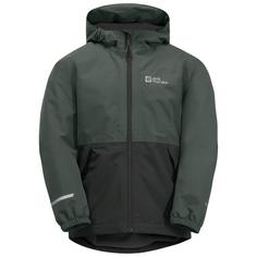 Jack Wolfskin SNOWY DAYS JACKET K Funktionsjacke Kinder slate green/black