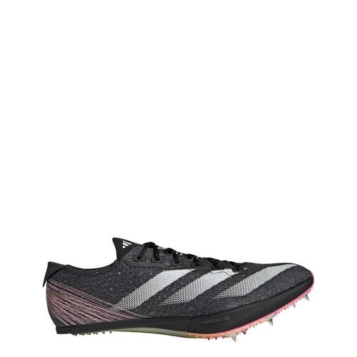 Rückansicht von adidas Adizero Prime SP 3 Strung Spike-Schuh Laufschuhe Core Black / Zero Metalic / Spark