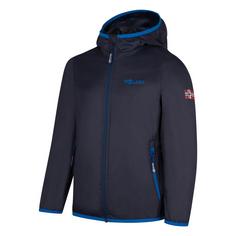 Rückansicht von Trollkids Trolltunga Regenjacke Kinder Marine/Kobaltblau