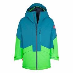 Trollkids Kongsberg Winterjacke Kinder Dunkel Marine/Frischgrün/Mystik Blau