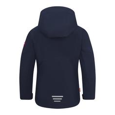 Rückansicht von Trollkids Balestrand Softshelljacke Kinder Marine/Wasserblau