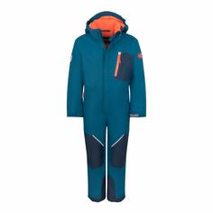 Trollkids Isfjord Schneeanzug Kinder Madeira Blau/Tieforange