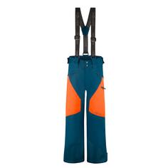 Trollkids Kongsberg Skihose Kinder Madeira Blau/Tieforange