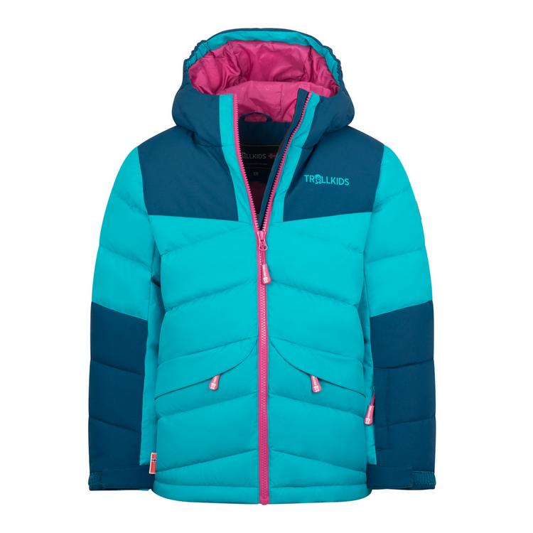 Trollkids Trollkids Narvik Winterjacke M&auml;dchen - Dunkelt&uuml;rkis/Madeirablau/Helle Beere - 0 | SportScheck