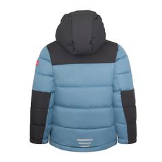 Rückansicht von Trollkids Narvik Winterjacke Kinder Schwarz/Stahlblau