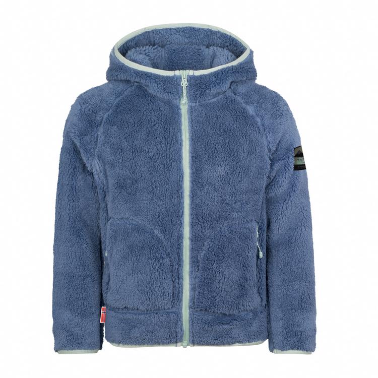 Trollkids Trollkids Borgund Fleecejacke M&auml;dchen - Lotusblau/Marine - 0 | SportScheck