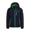 Trollkids Balestrand Softshelljacke Kinder - Marine/Hellgr&uuml;n/Mediumblau