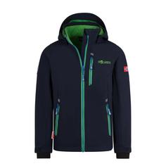 Trollkids Balestrand Softshelljacke Kinder Marine/Hellgrün/Mediumblau