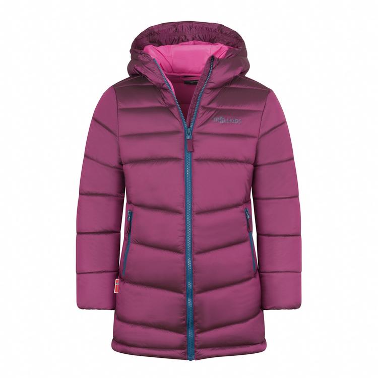 Trollkids Trollkids Trondheim Winterjacke M&auml;dchen - Helle Beere/Madeirablau/Hellmagenta - 0 | SportScheck