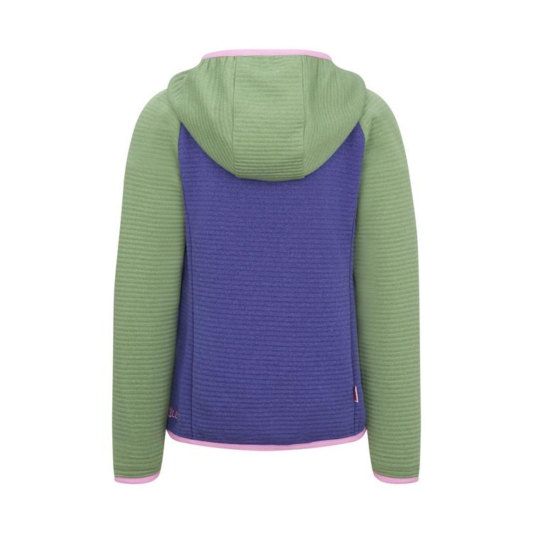 Trollkids Trollkids Sirdal Fleecejacke M&auml;dchen - Pistaziengr&uuml;n/Violettblau/Wildrose - 0 | SportScheck