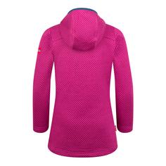 Rückansicht von Trollkids Jondalen Fleecejacke Kinder Helle Beere/Madeirablau